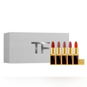 Tom Ford Lip Color Mini Deluxe Set- limited edition, 5 pieces, creamy, 12hr wear